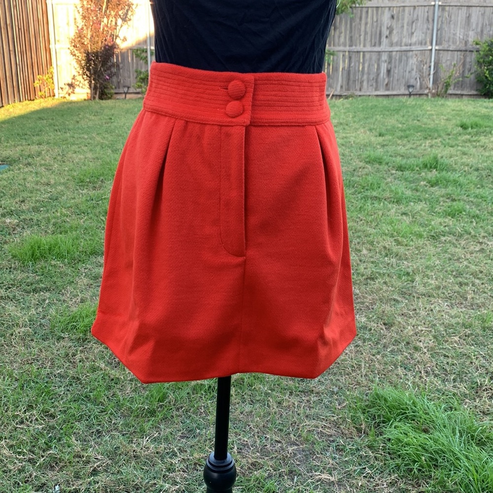 🌟HOST PICK✨MAJORELLE-Judy Mini Skirt in Red Orange  NWT - Picture 4 of 12
